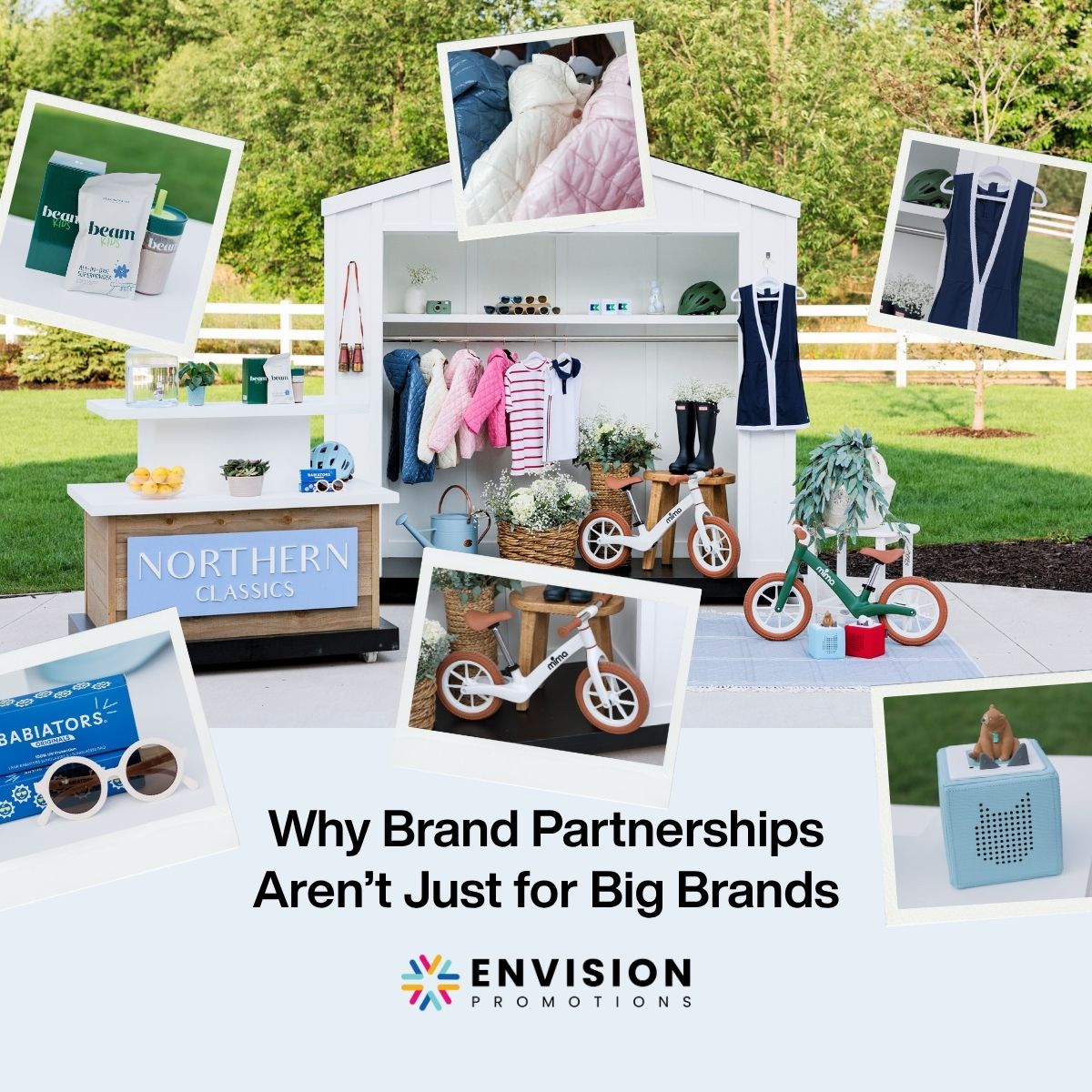 Northern Classics Field Day campaign — Tonies, Babiators, Courtside Kids, Beam, and Mima